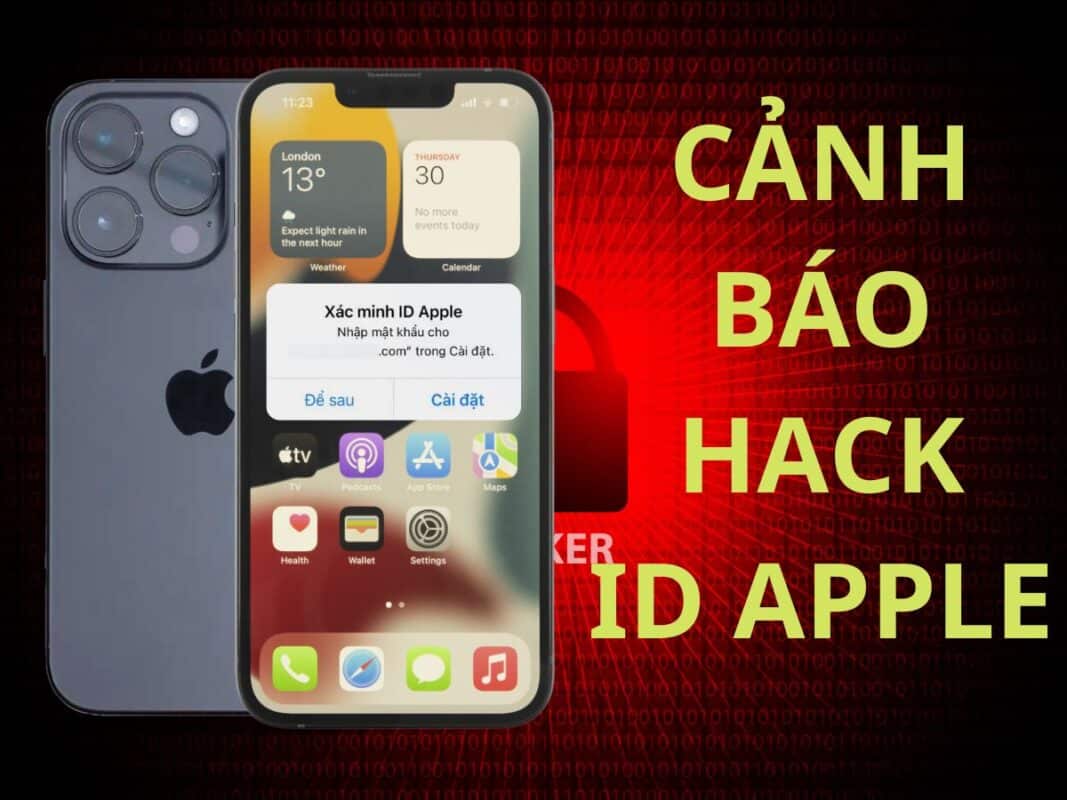 Apple cảnh báo về việc hack ID Apple